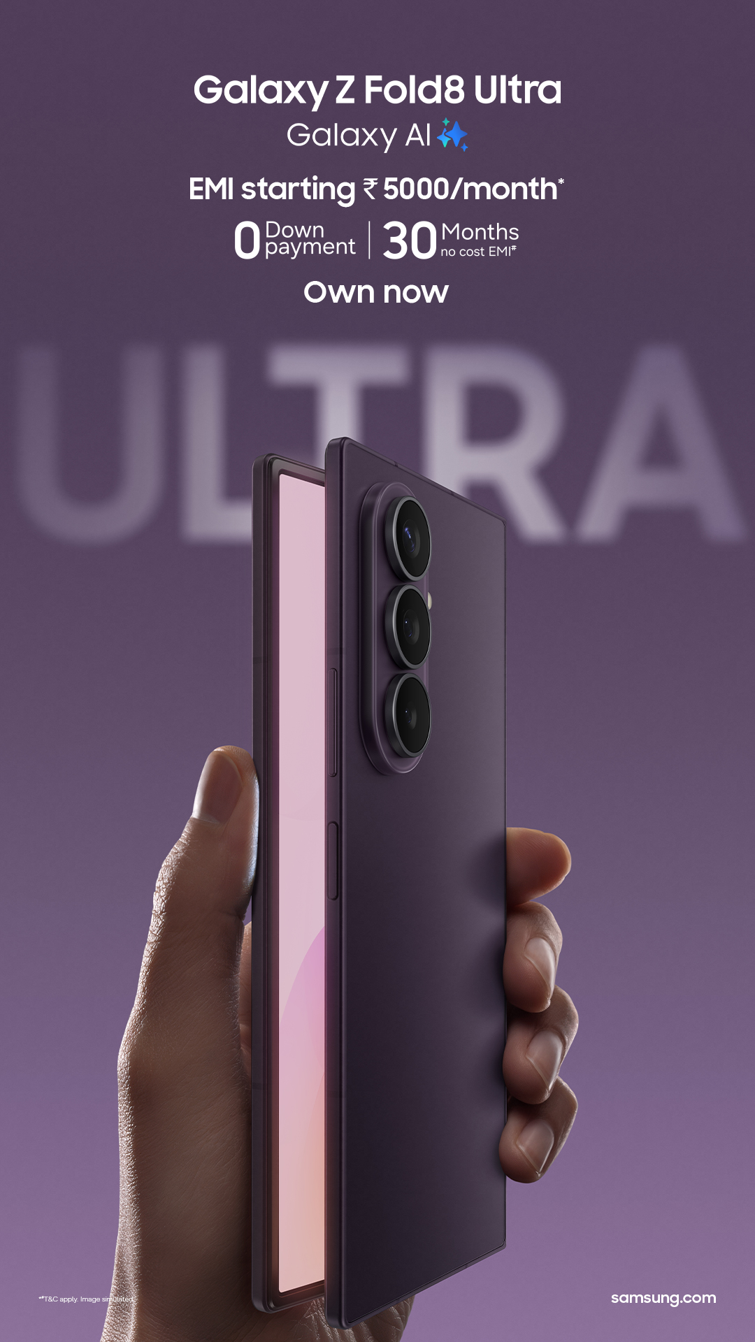 Samsung Facebook ad