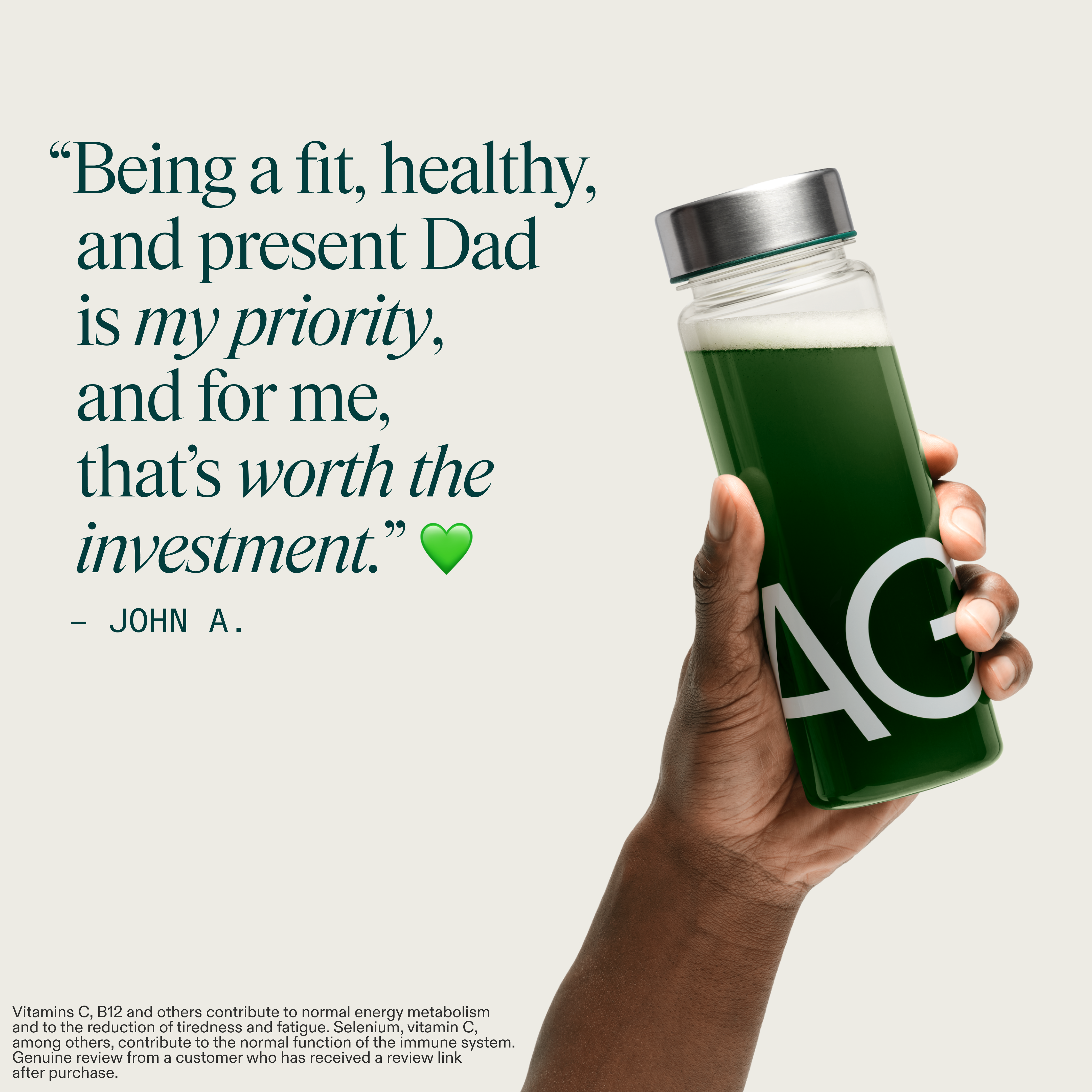 AG1 by Athletic Greens Facebook ad