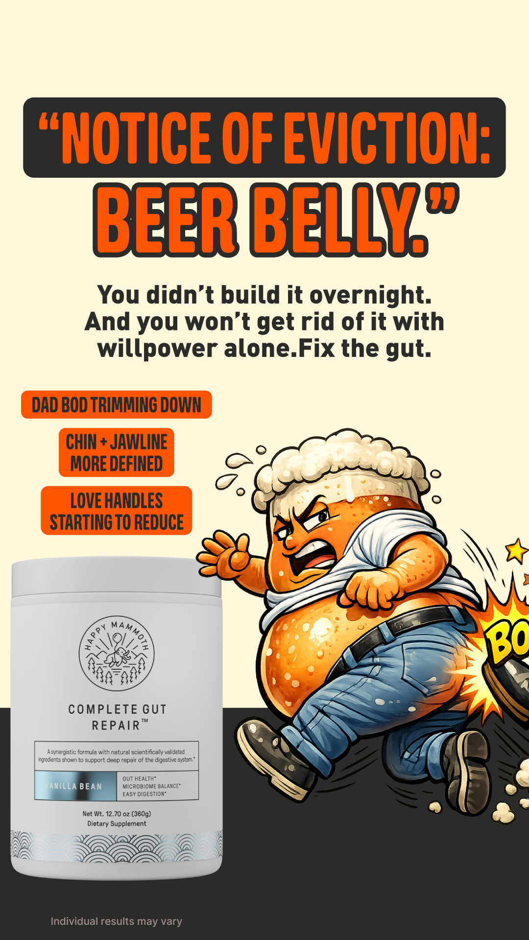 Happy Mammoth EU Facebook ad