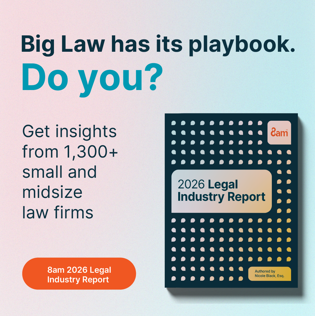 MyCase - Legal Practice Management Software Facebook ad: See what peers prioritize