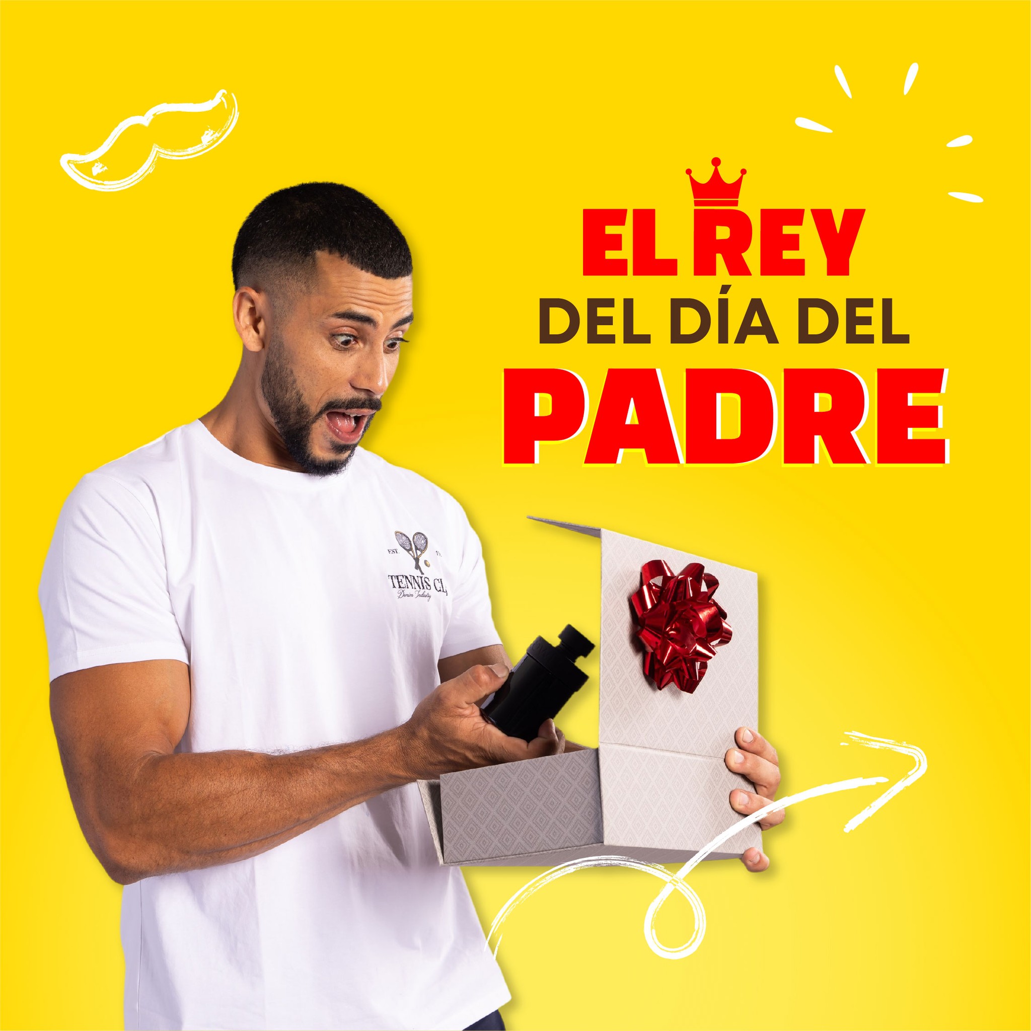 Almacenes El Rey Facebook ad: ¡Sorprendé a papá con perfumes y afeitadoras!