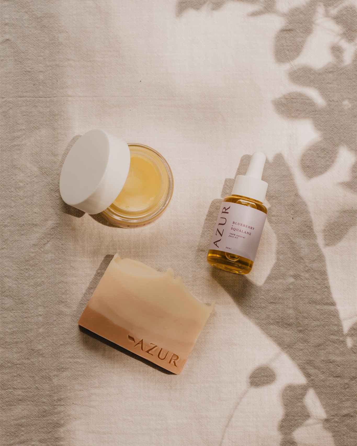 Azur Natural Bodycare Facebook ad: Three summer favourites