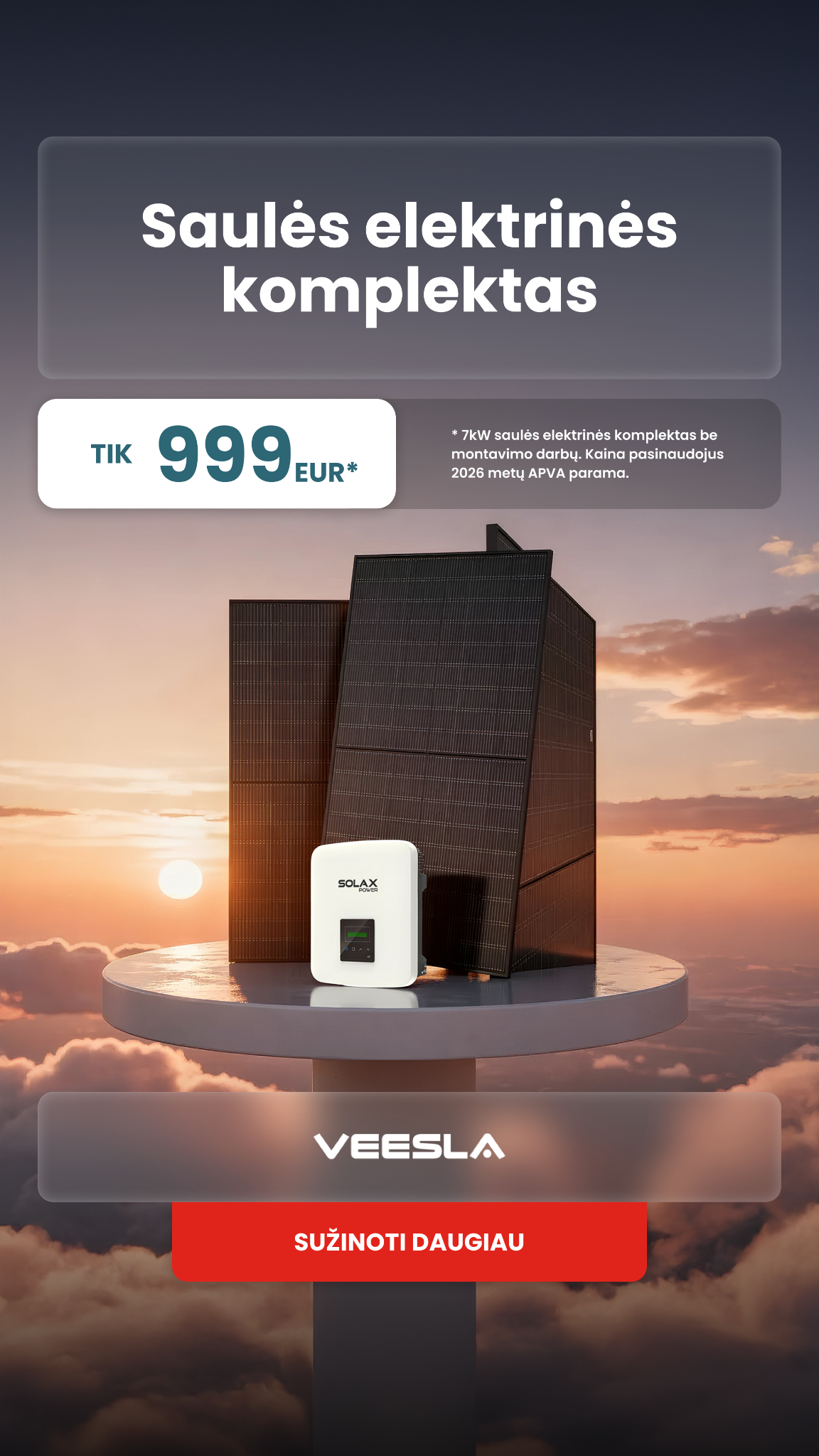 Veesla Facebook ad from Jun 30, 2026