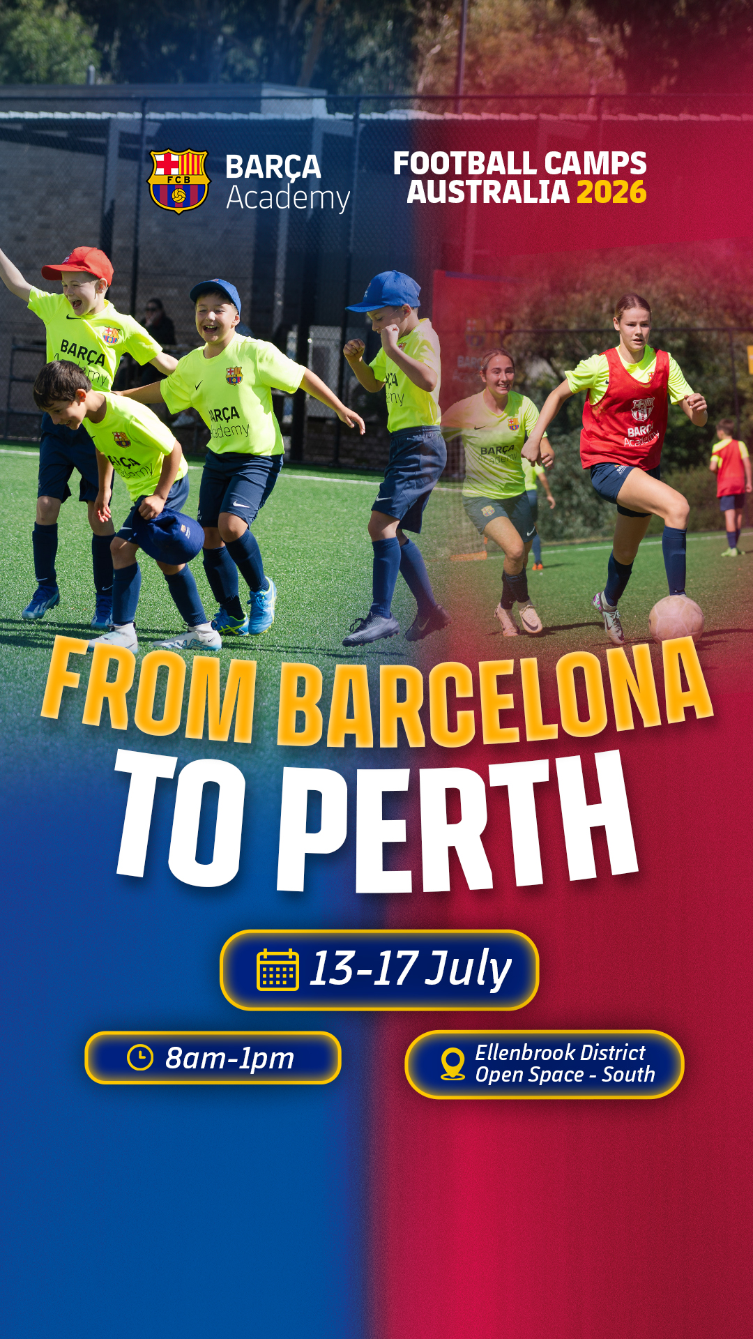Barça Academy Australia & New Zealand Facebook ad