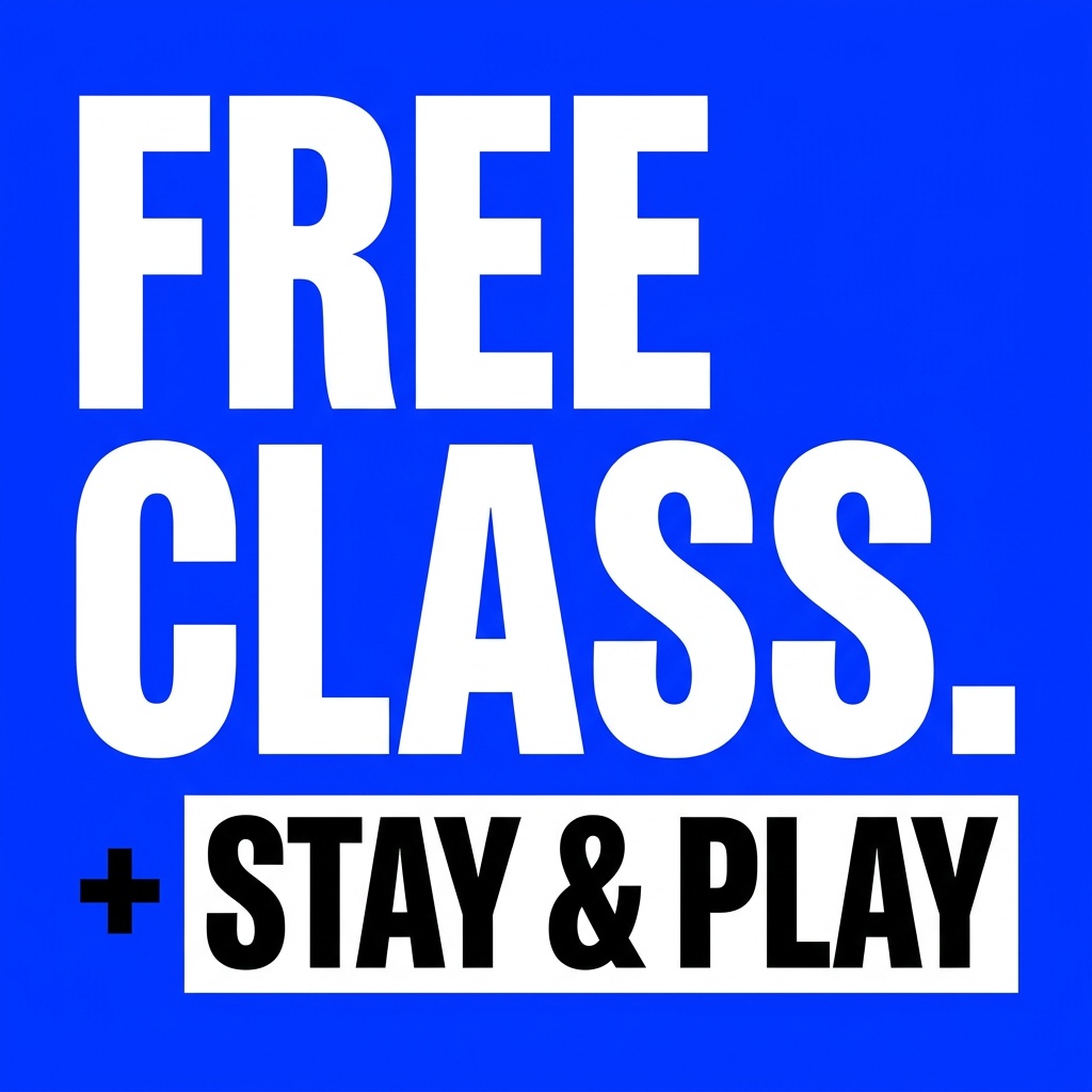 KTR Cannon Beach Facebook ad: Free Class + Stay & Play Pass!