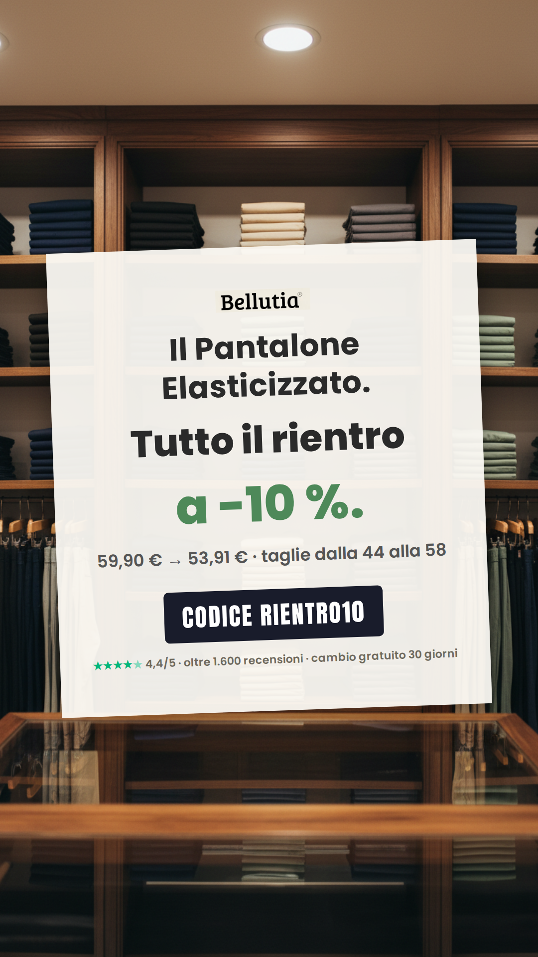 Bellutia Italia Facebook ad