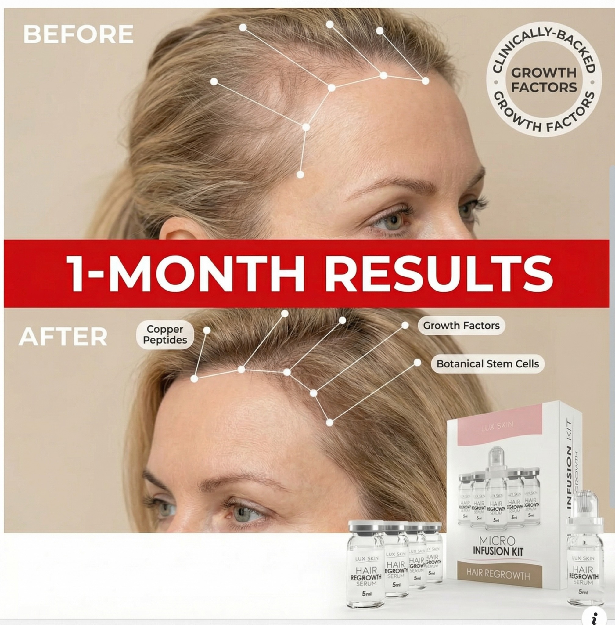 LUX SKIN Facebook ad