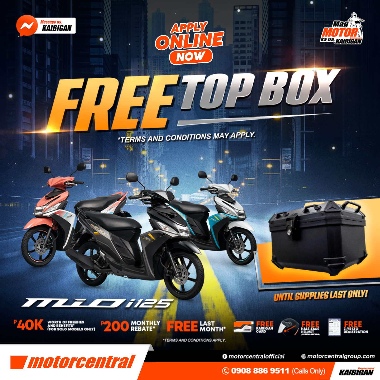 Motorcentral Sales Corp. Facebook ad