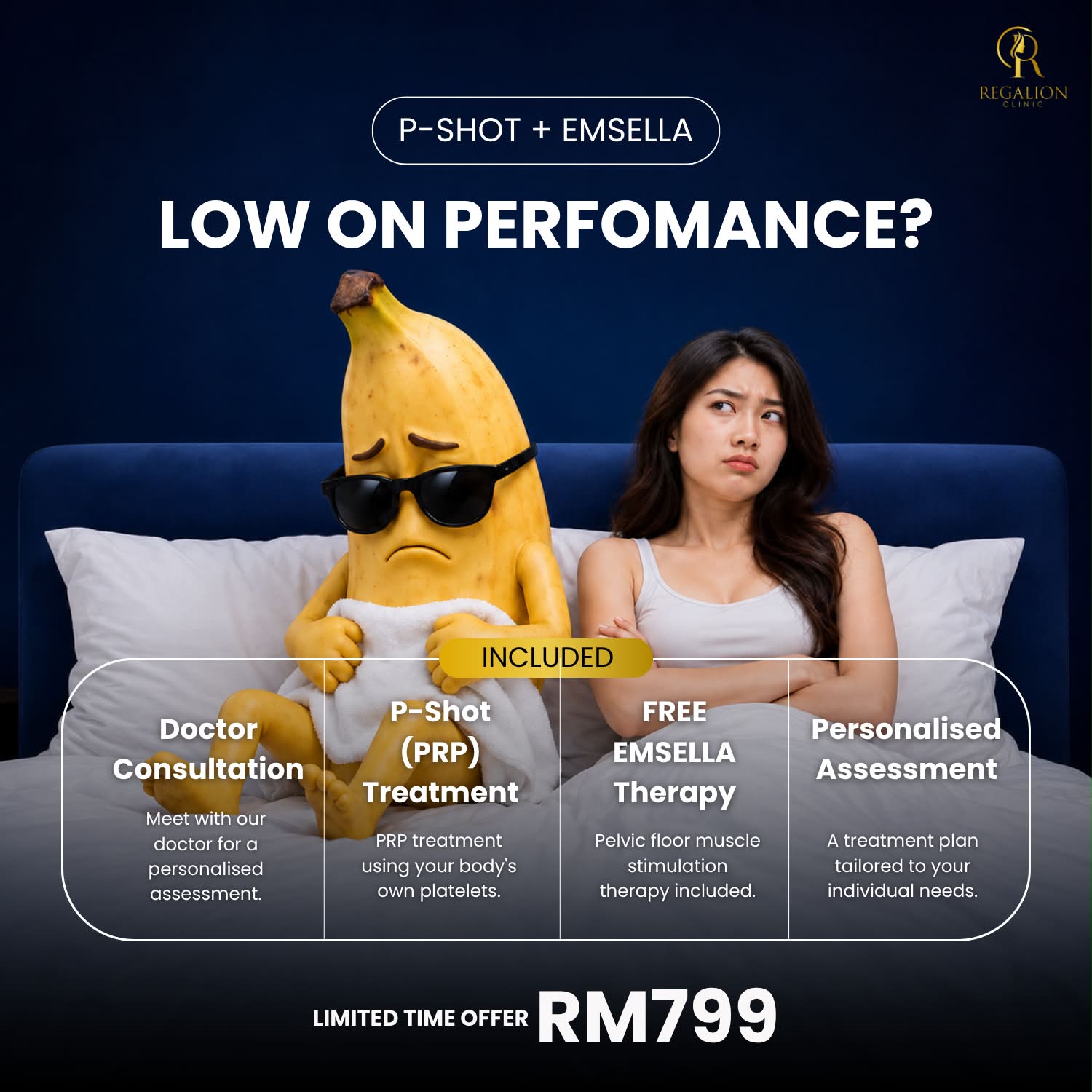 Regalion Clinic Kepong Facebook ad: Tidak Semua Lelaki Akan Mengaku.