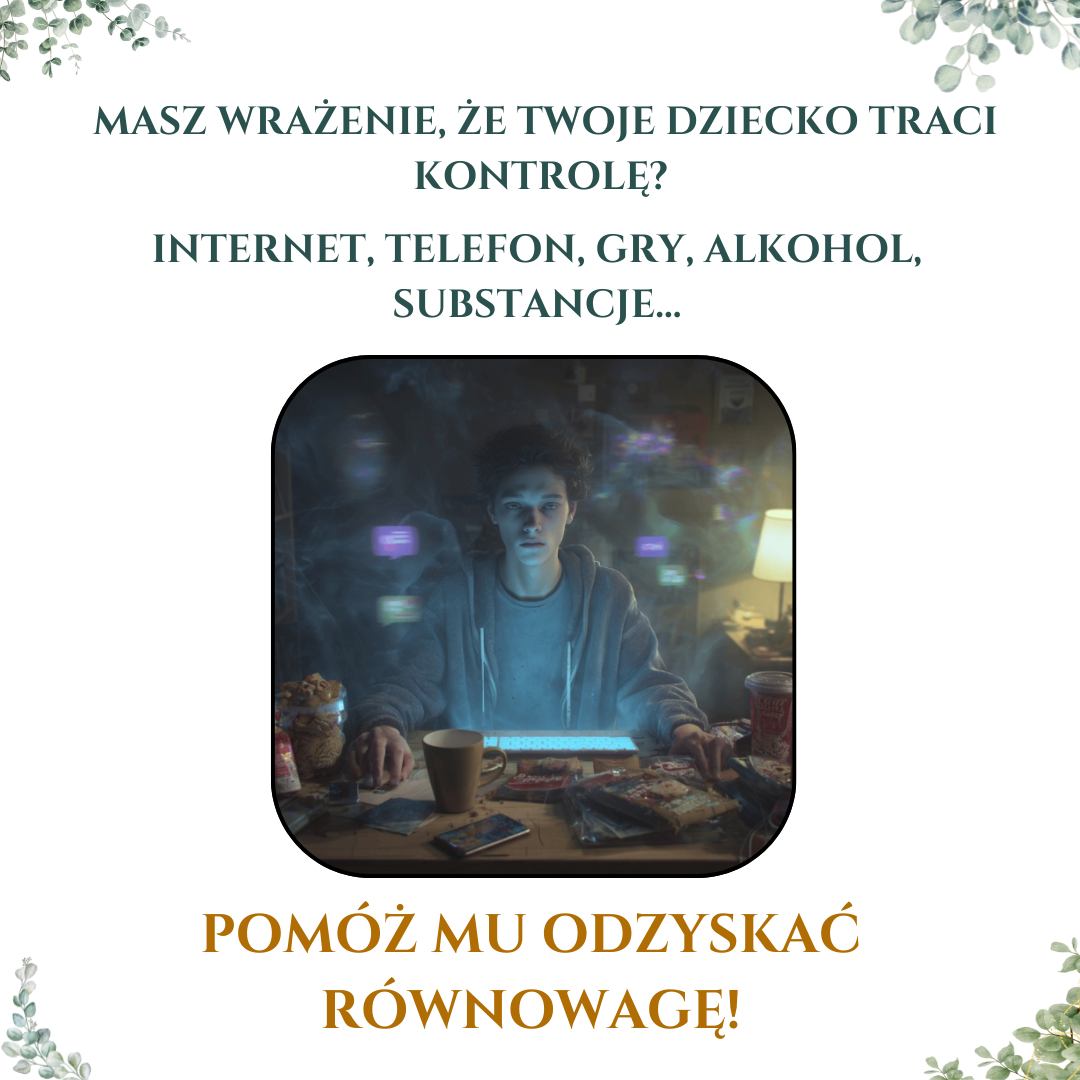 Centrum Zdrowia Psychicznego Instytutu Psychoedukacji Poznań-Swarzędz Facebook ad: Twoje dziecko ucieka w telefon, gry, substancje?