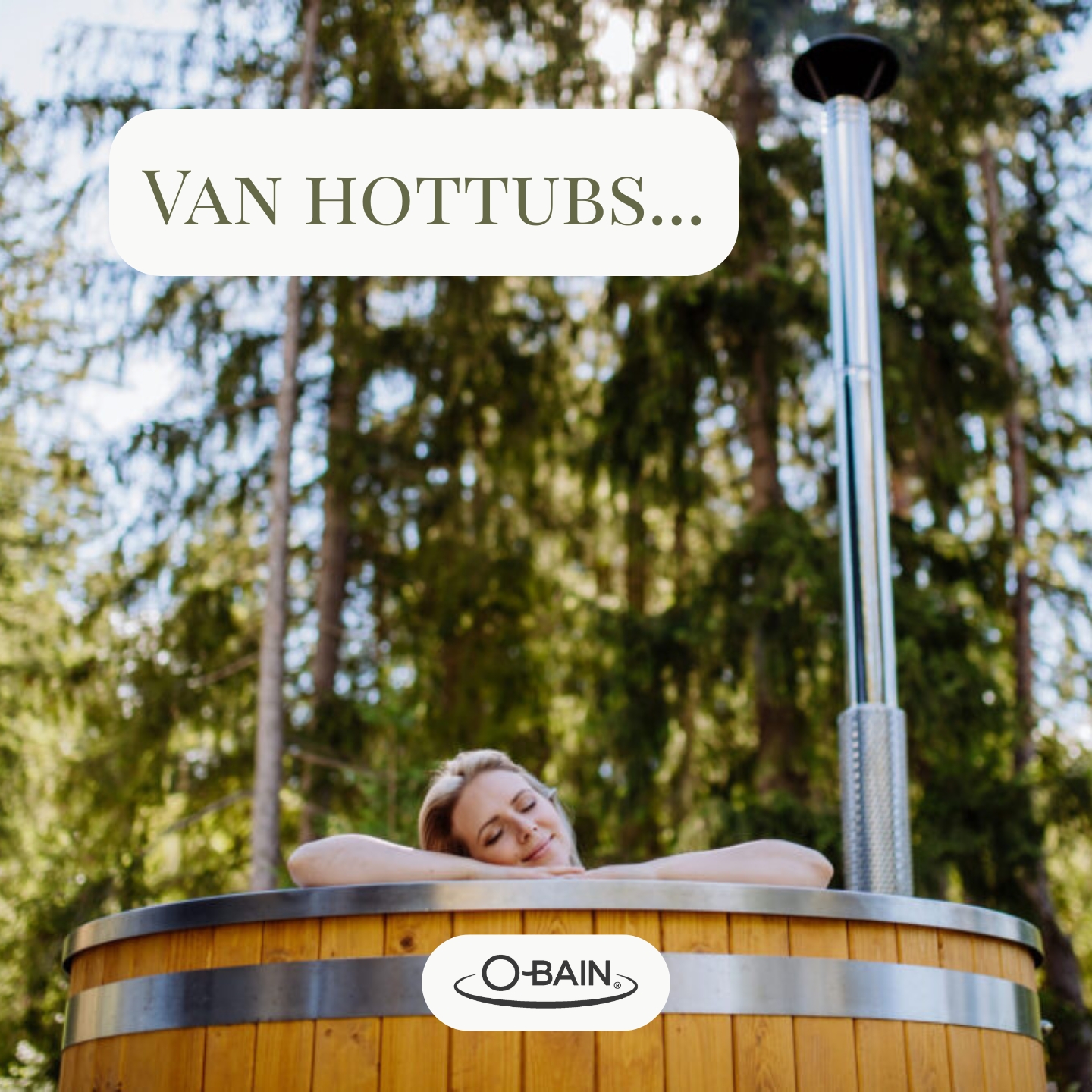 O-Bain Facebook ad: Wellness begint thuis: ontdek onze hottubs, coldtubs…