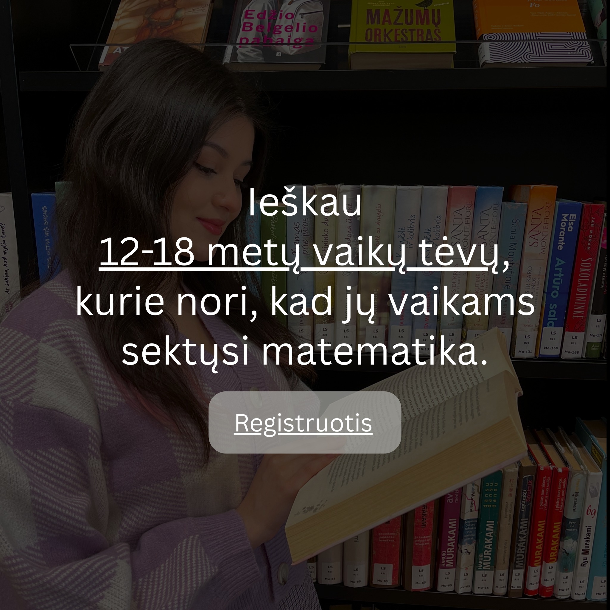 Matematikos mokytoja Silvija Facebook ad