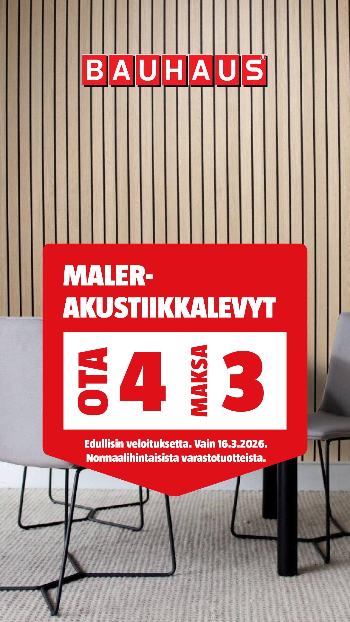 BAUHAUS Suomi Facebook ad