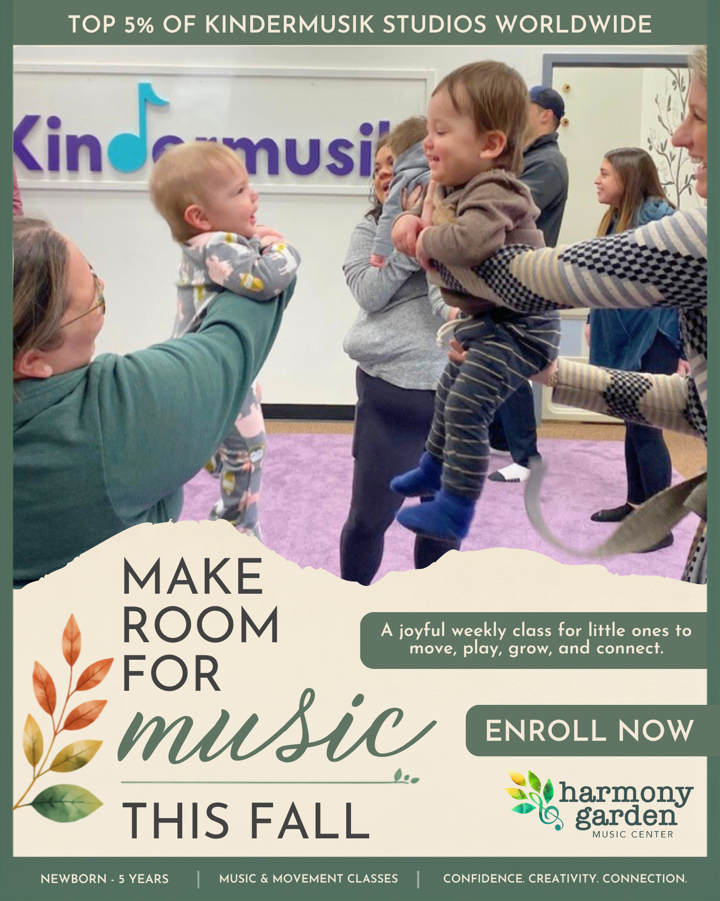 The Harmony Garden Music Center Inc Facebook ad: Discover more