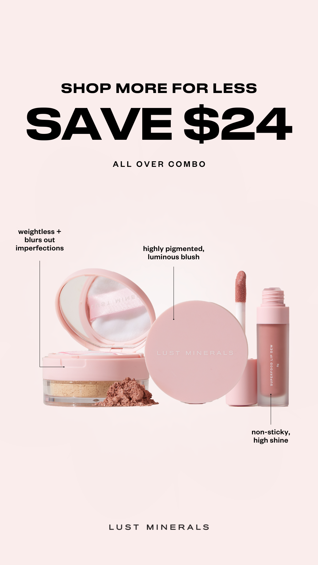 Lust Minerals Facebook ad