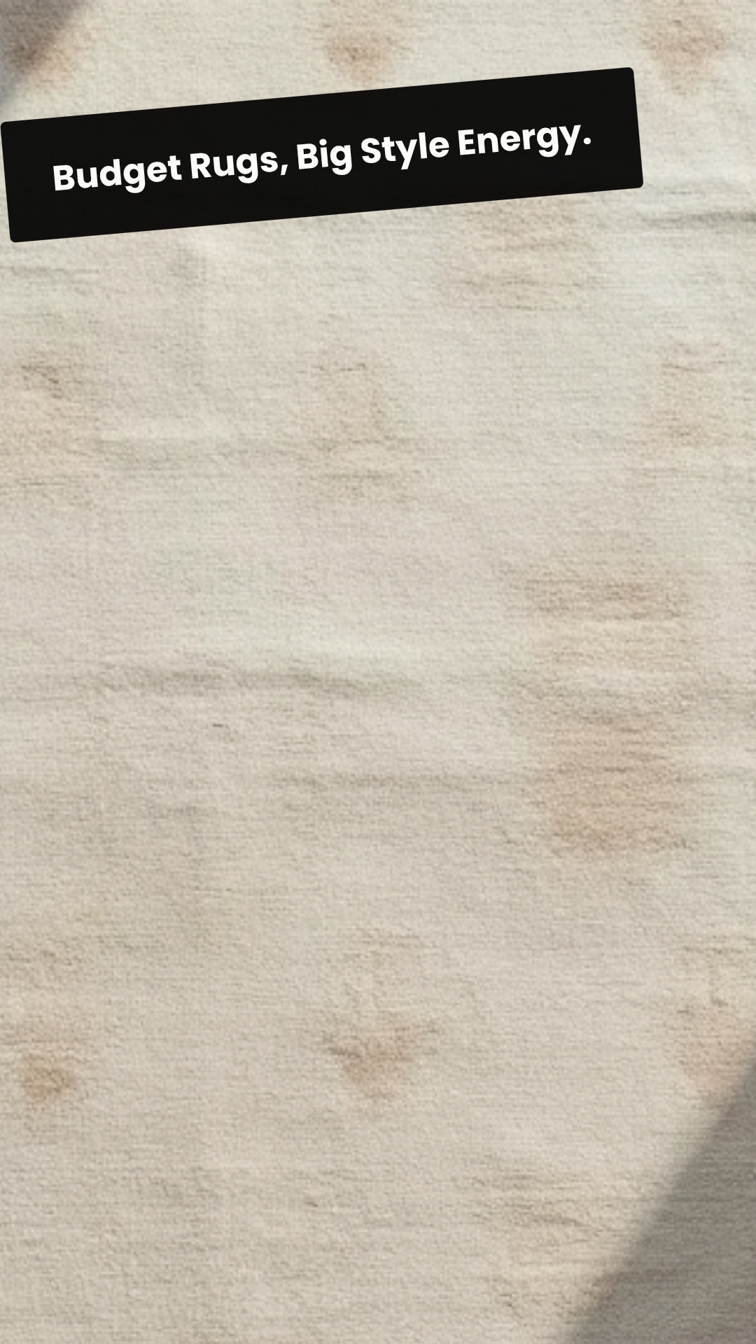 GetSearching Amplify Facebook ad: Cheap Area Rug Discount Deals!