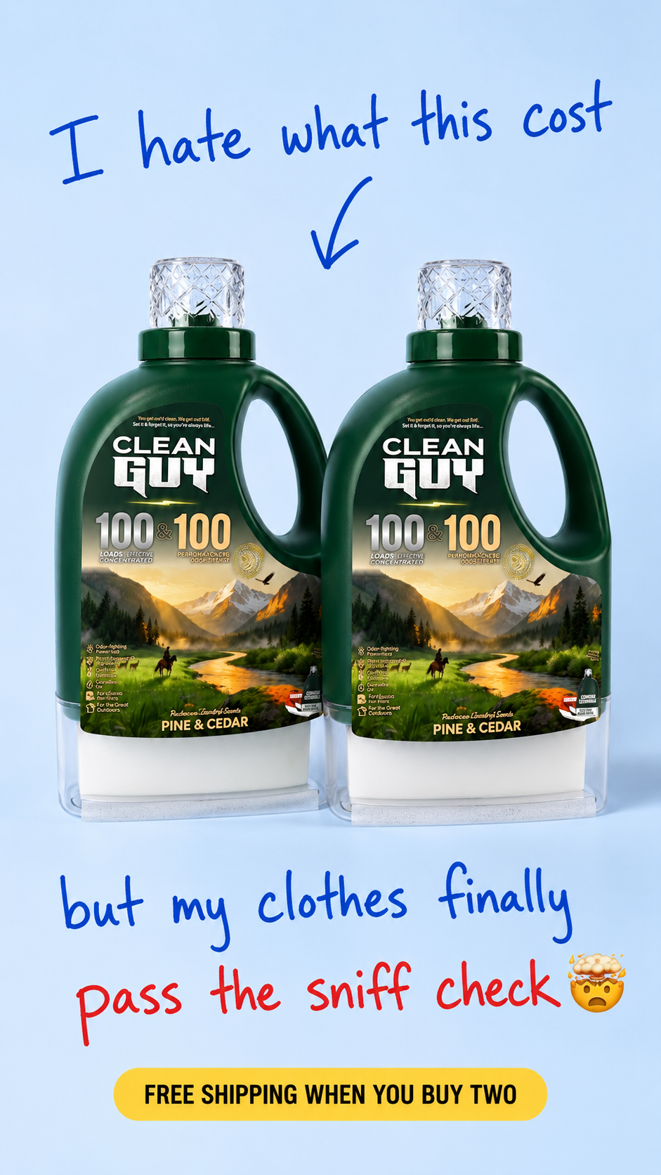 Clean Guy Facebook ad