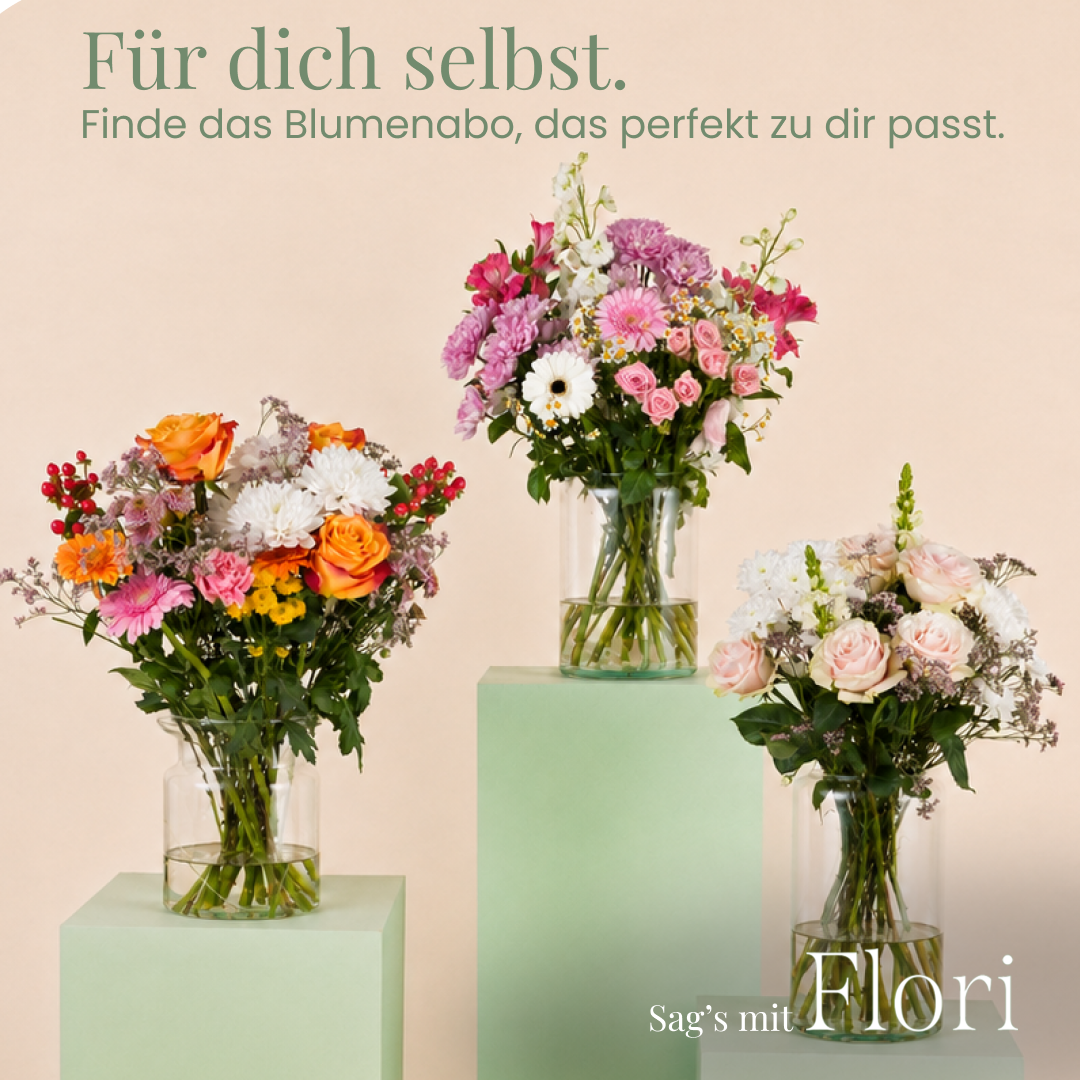 Flori.at Facebook ad: Für dich selbst.