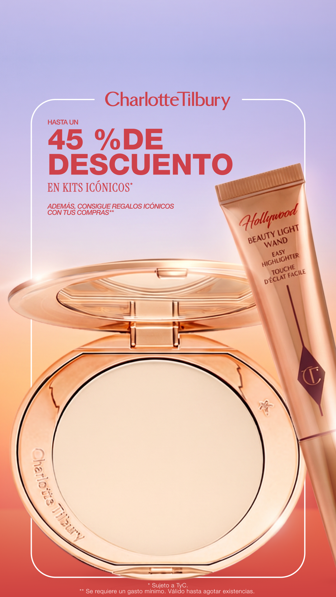 Charlotte Tilbury Facebook ad