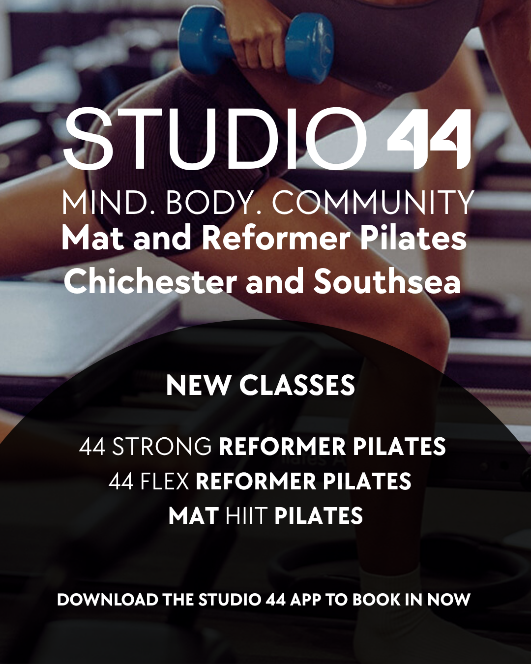 Studio 44 Reformer Pilates Facebook ad