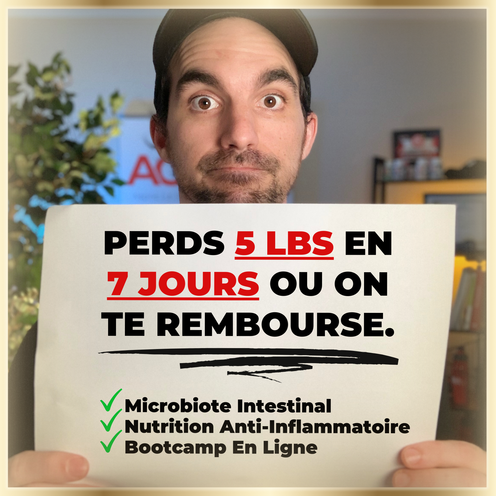 Acti-V : Perte de Poids et Microbiome Facebook ad