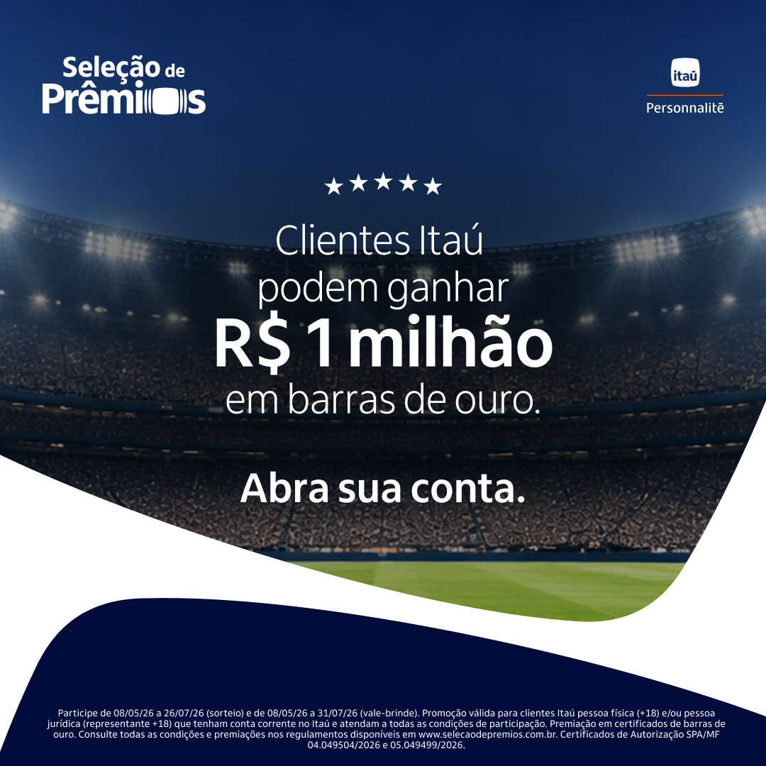 Itaú Personnalité Facebook ad from Jul 15, 2026