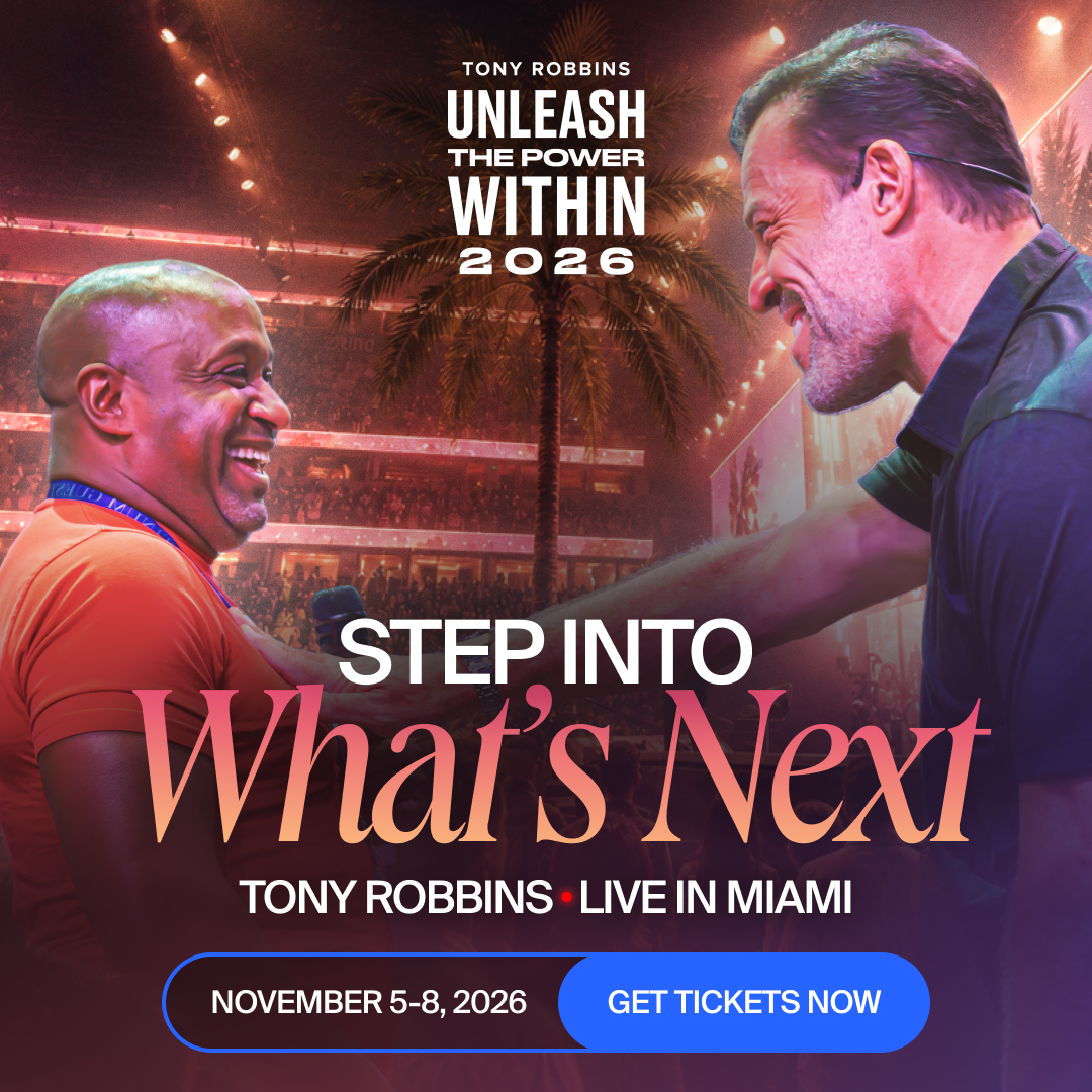 Tony Robbins Facebook ad