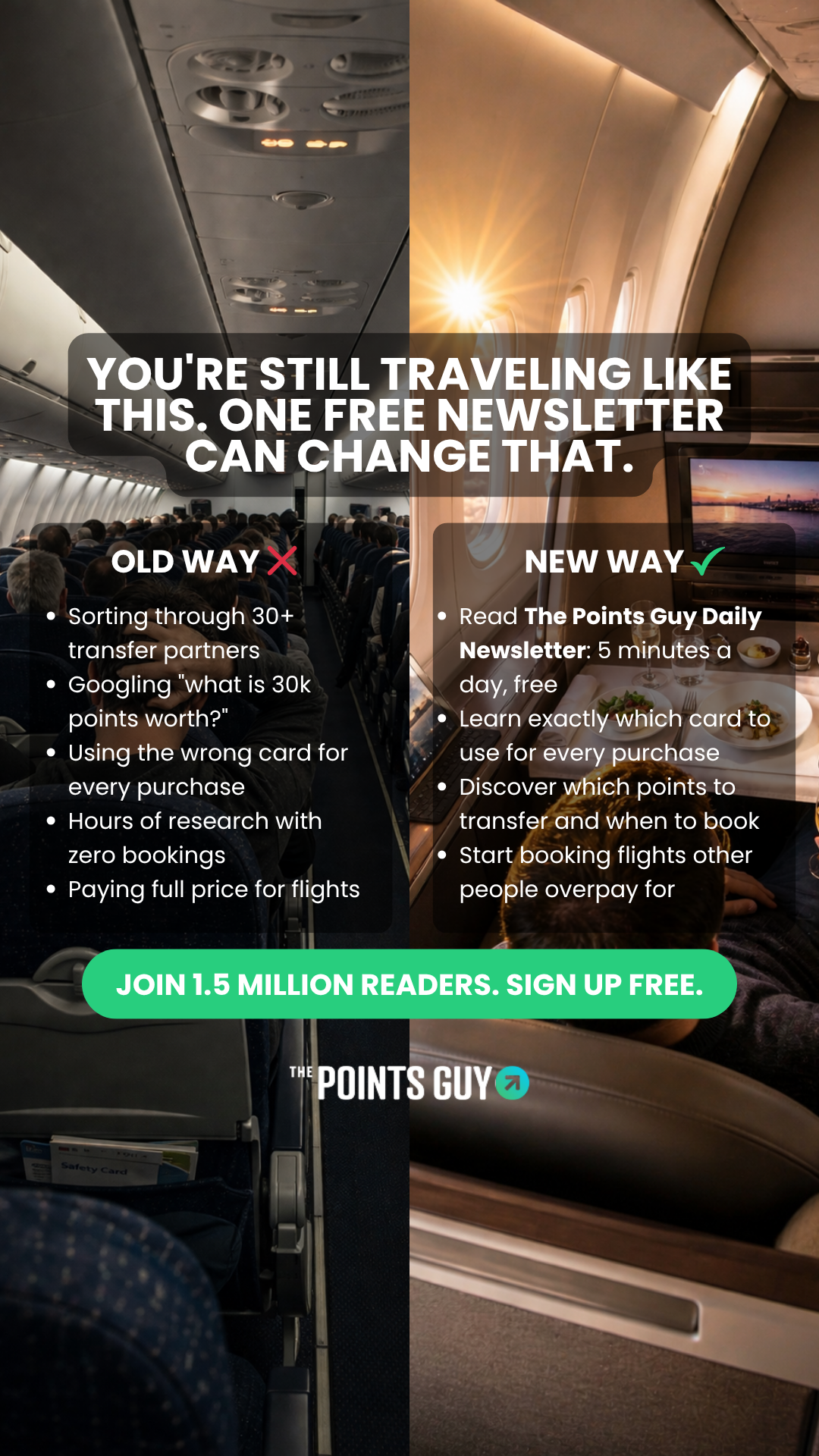 The Points Guy Facebook ad