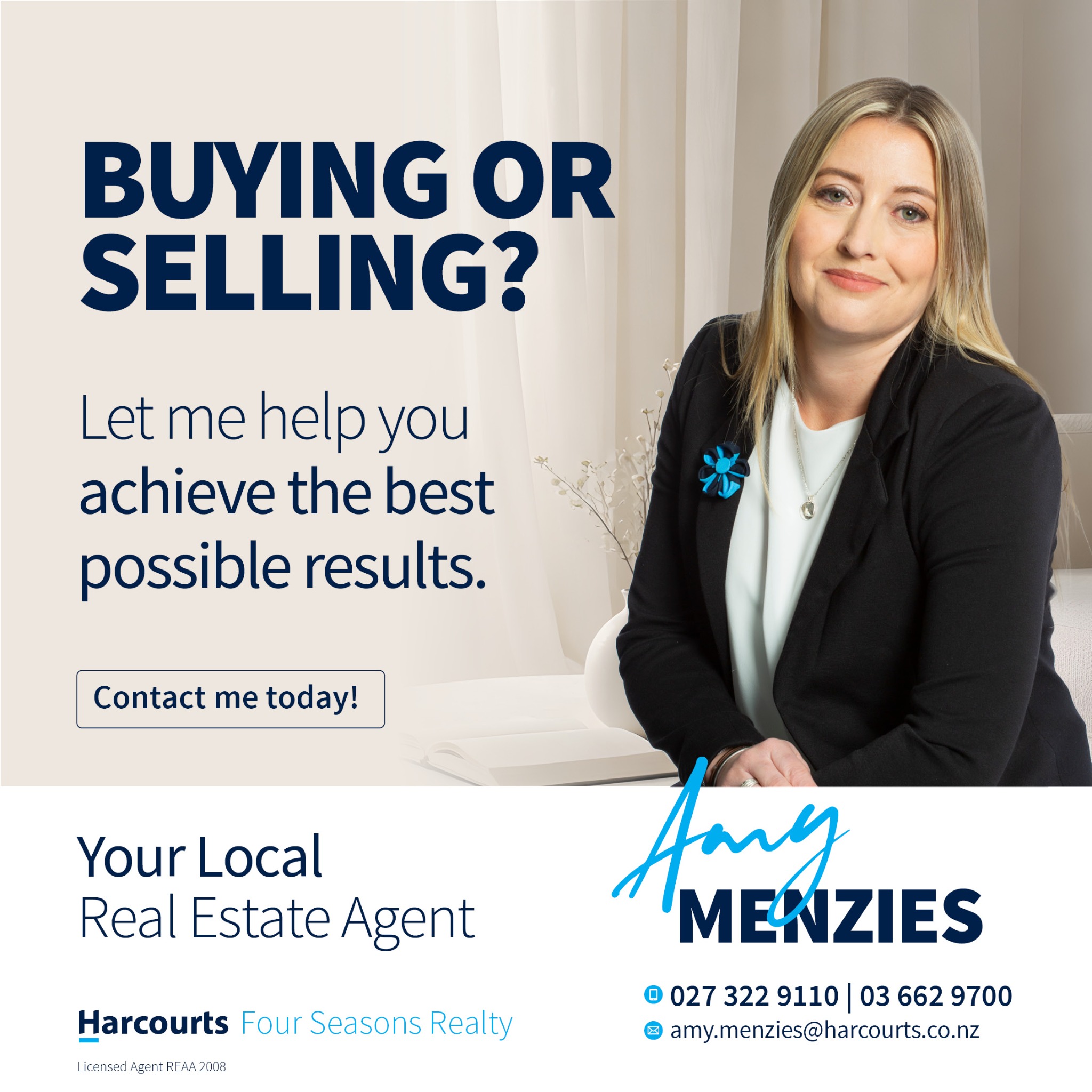 Harcourts Four Seasons Realty Facebook ad