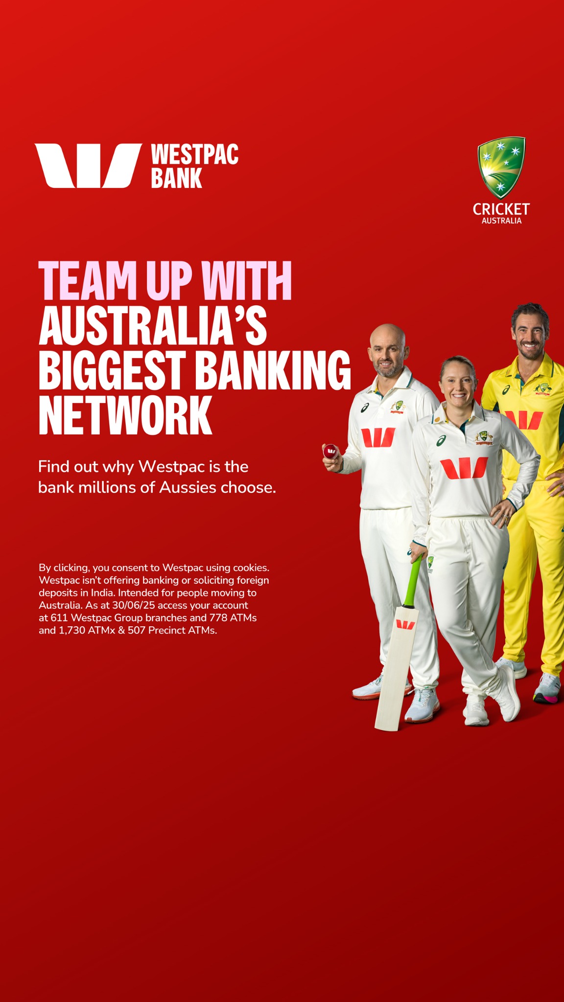 Westpac Facebook ad
