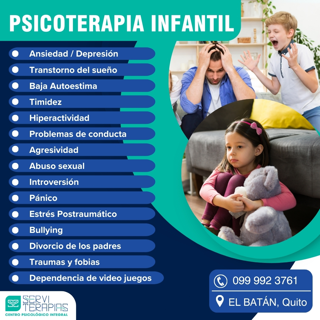 Serviterapias Centro Psicológico Facebook ad: Psicoterapia Infantil