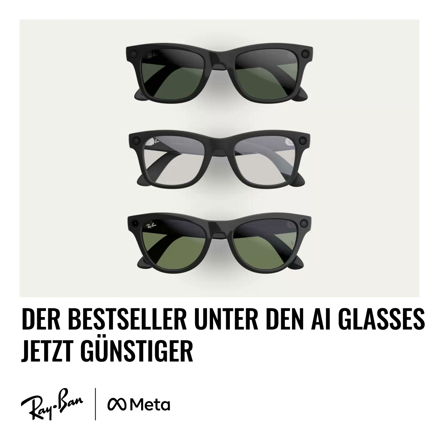 Meta Facebook ad: AI Glasses zum Sparpreis