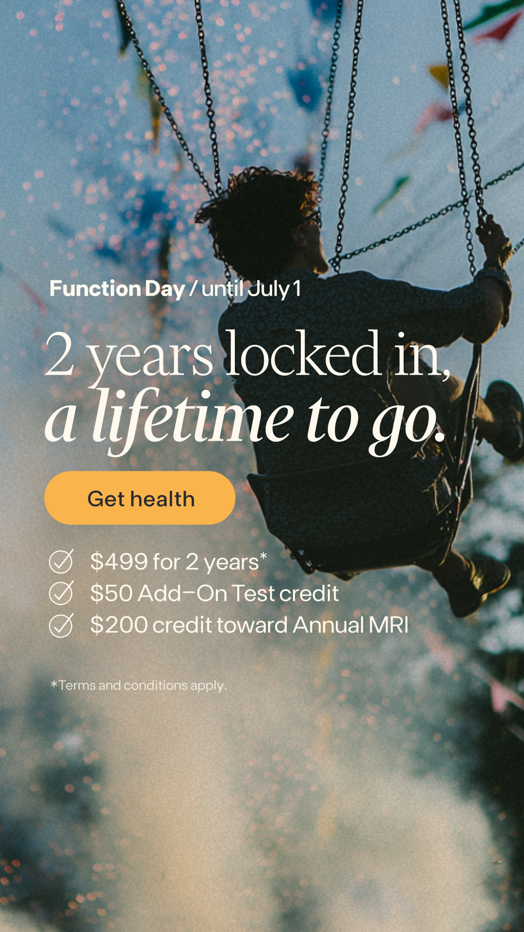 Function Health Facebook ad