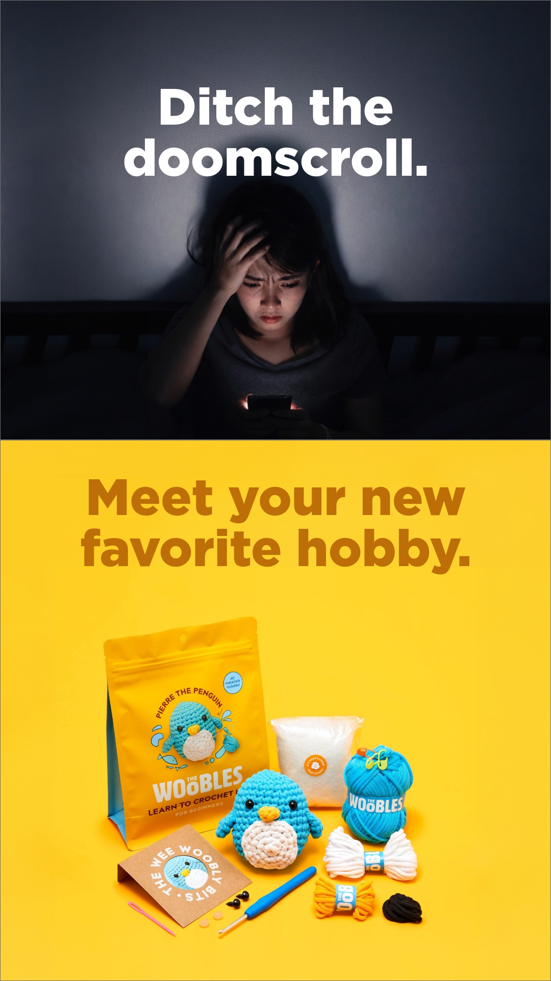 The Woobles Facebook ad