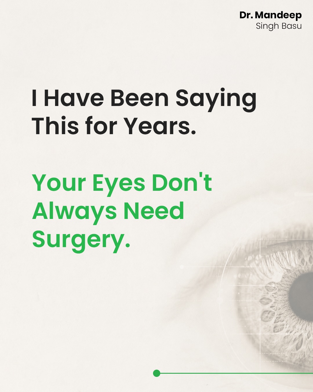 Dr. Mandeep Basu Facebook ad