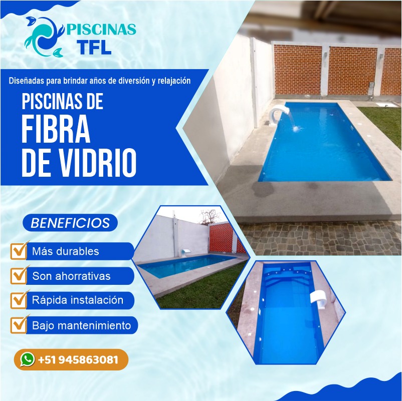 Piscinas TFL - Piscinas de fibra de vidrio. Facebook ad: ¡HAZ REALIDAD TU SUEÑO DE TENER UNA PISCINA…