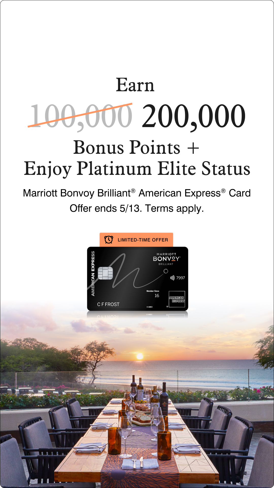 Marriott Bonvoy Facebook ad