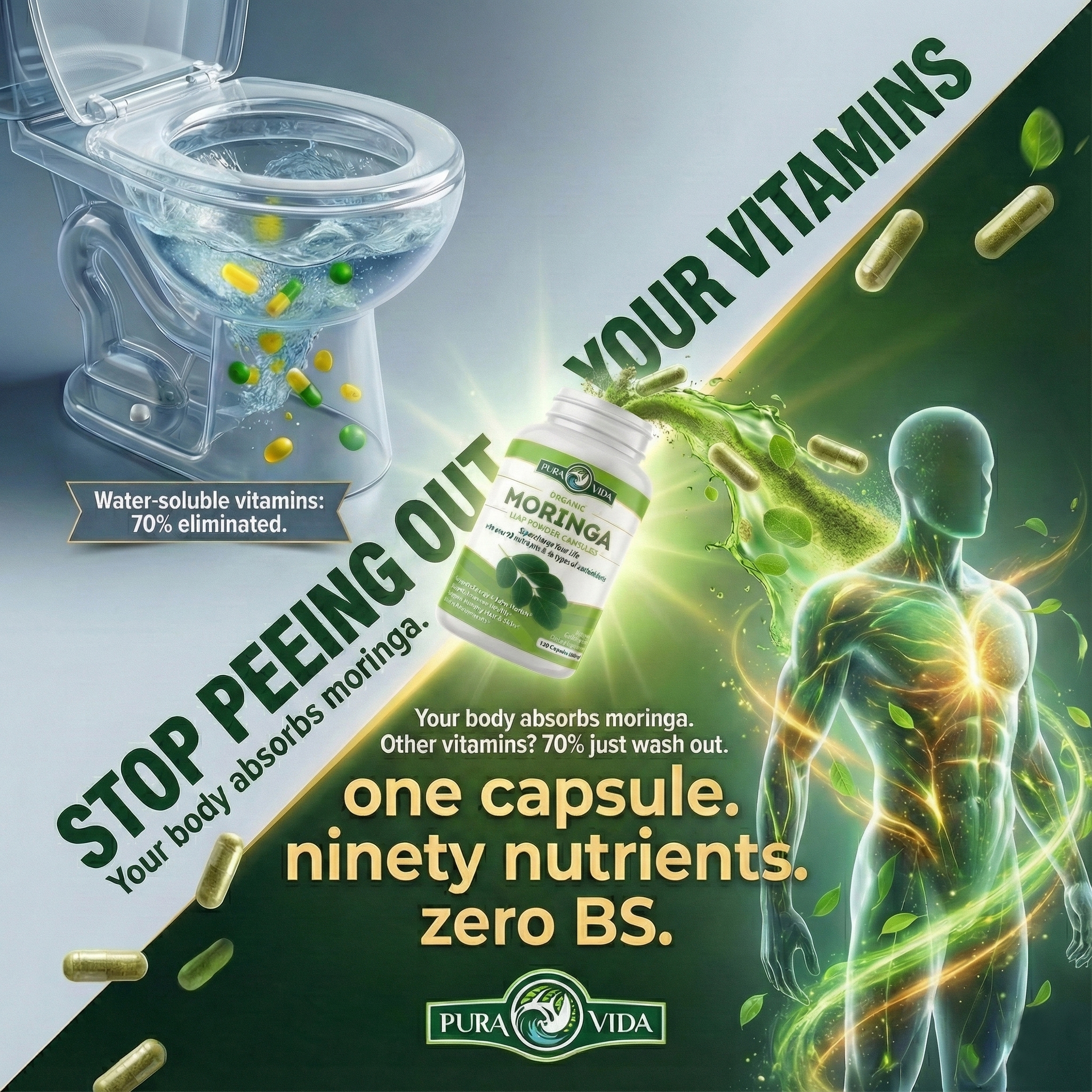 Pura Vida Moringa Facebook ad