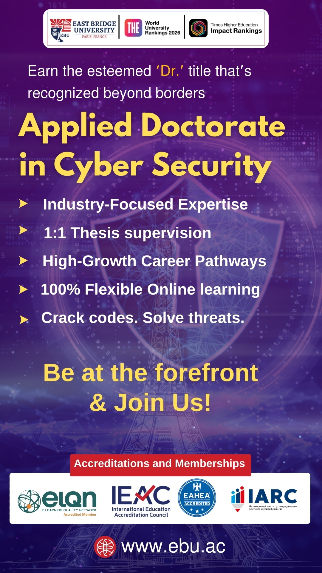East Bridge University Facebook ad