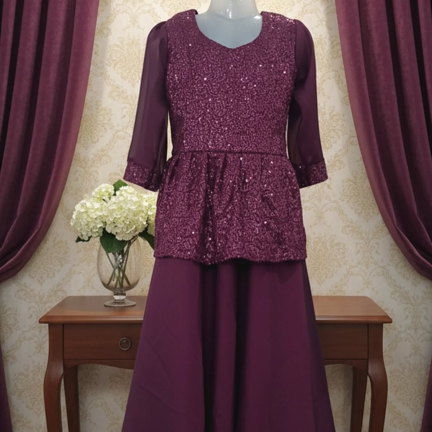 ami.boutique._ Facebook ad: Customised kids ethnic wear dress.