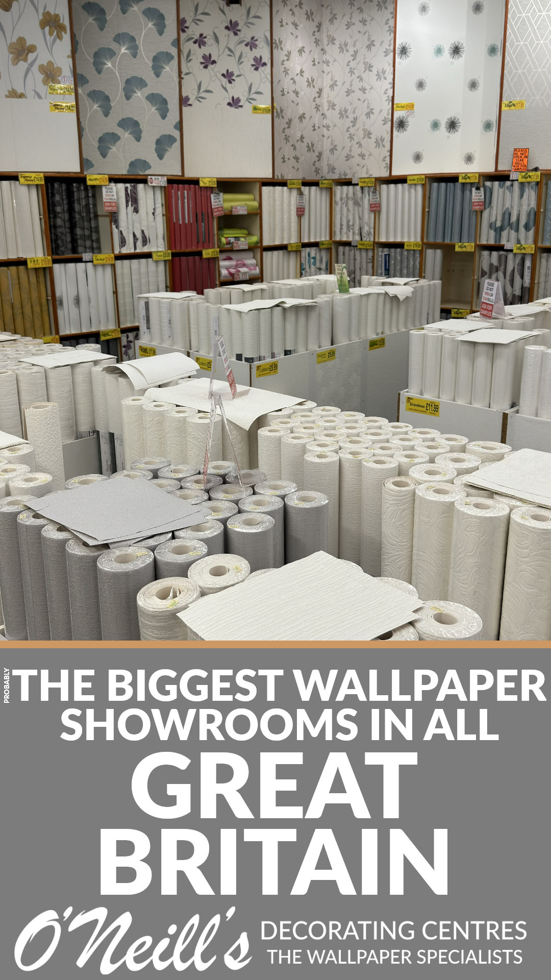 O'Neill's Decorating Centre - The Wallpaper Specialists Facebook ad