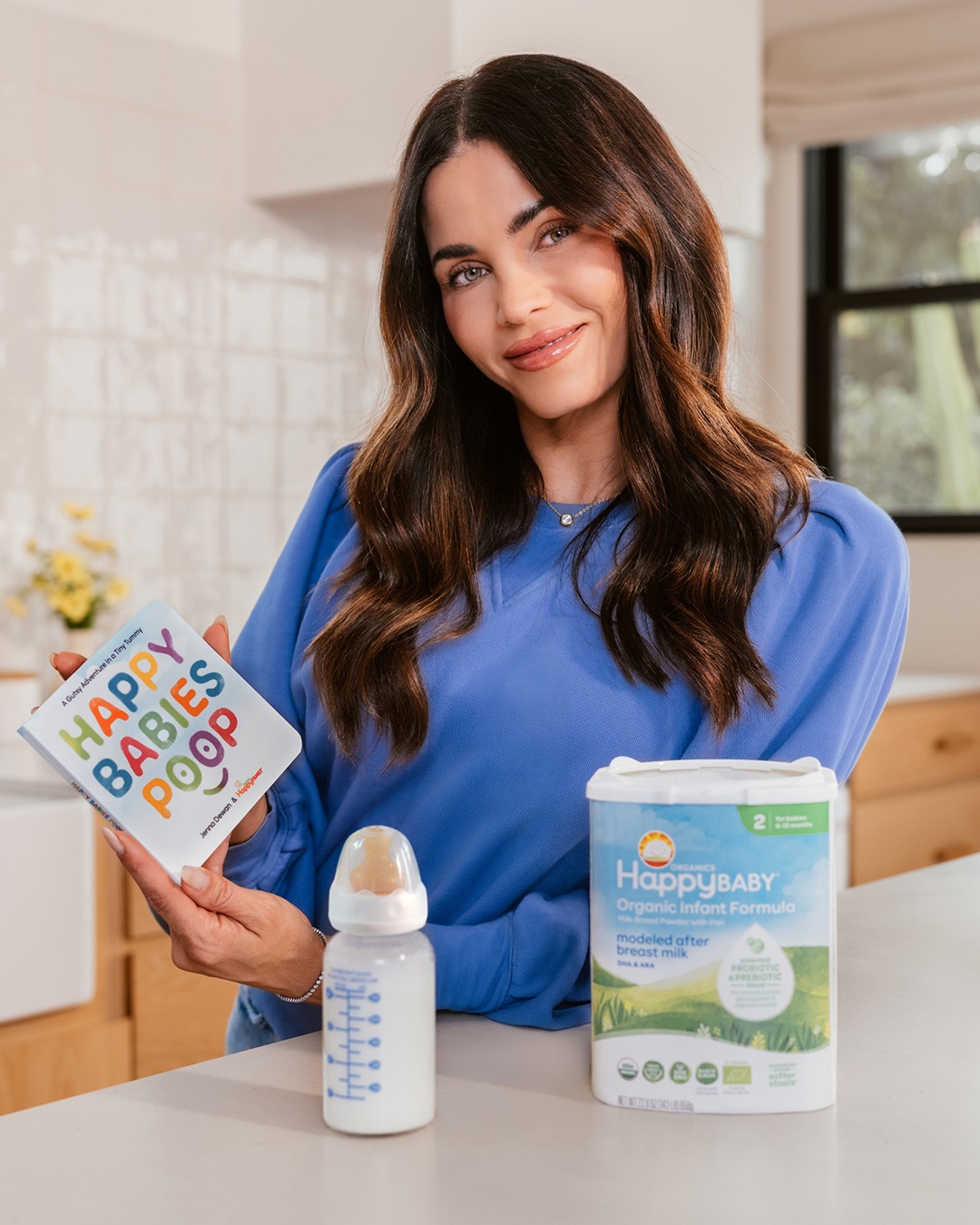 Happy Family Organics Facebook ad: We love happy bellies, that's why we partnered…