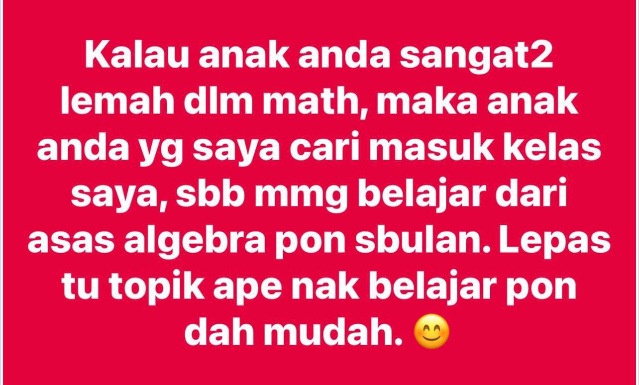 Cikgu faris Facebook ad