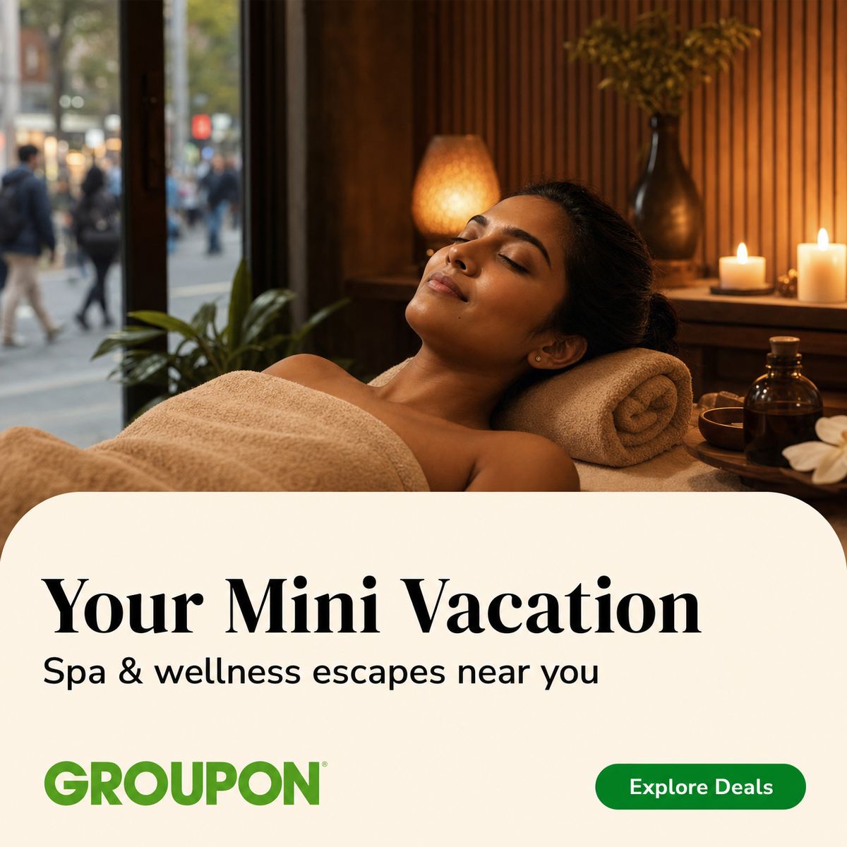 Groupon Facebook ad