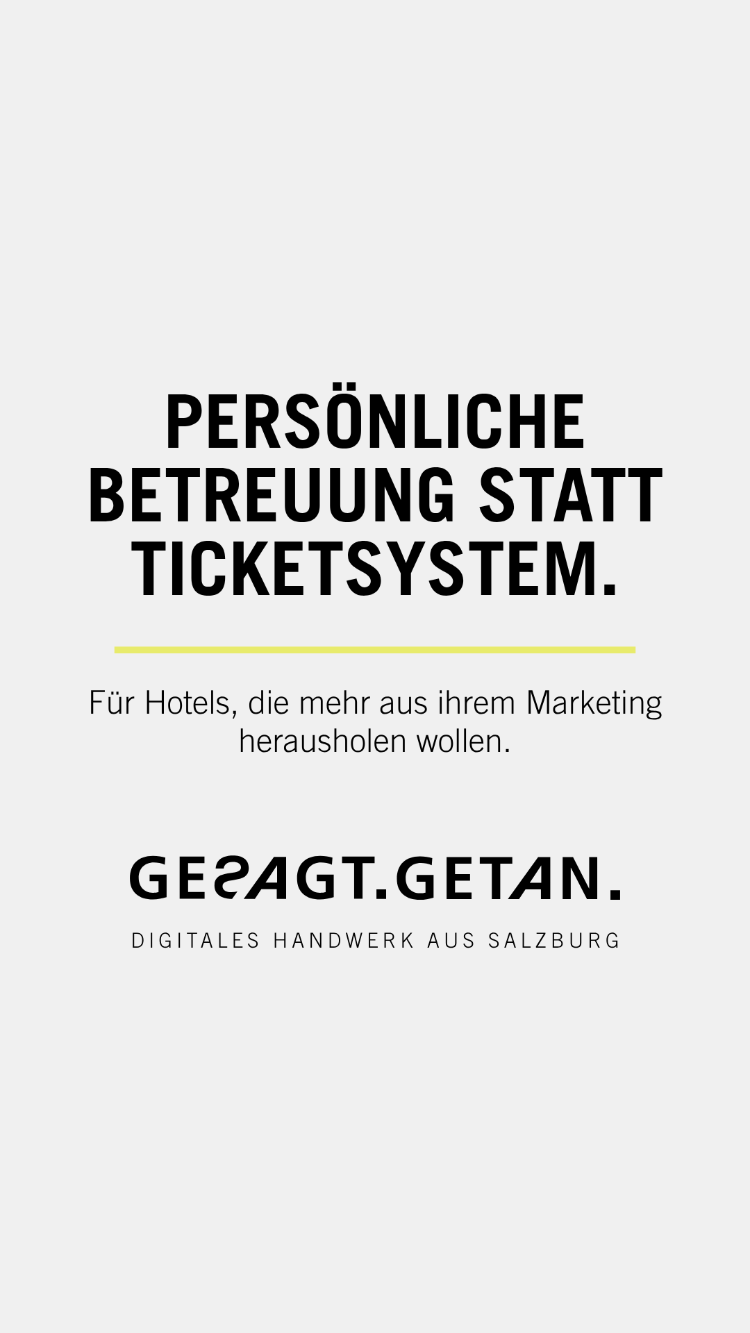 gesagt.getan. Facebook ad from May 26, 2026