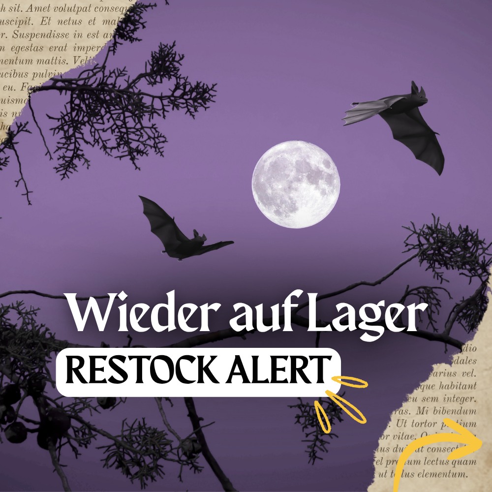 ZauberMerch Facebook ad: ENDLICH sind viele Produkte wieder auf Lager!