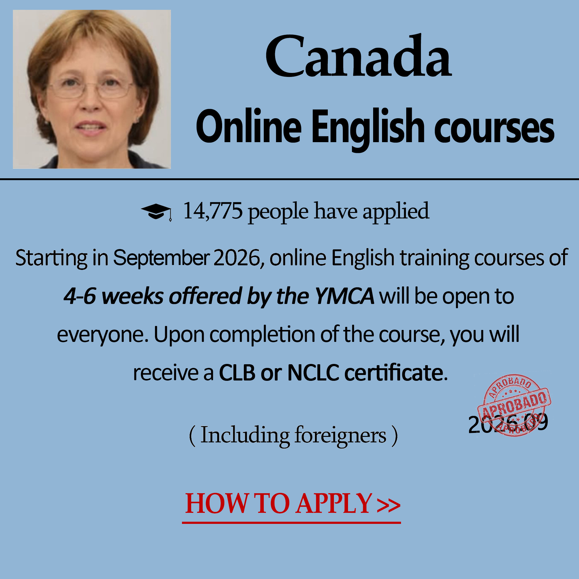 Welfare Center-K1 Facebook ad: Online English Course