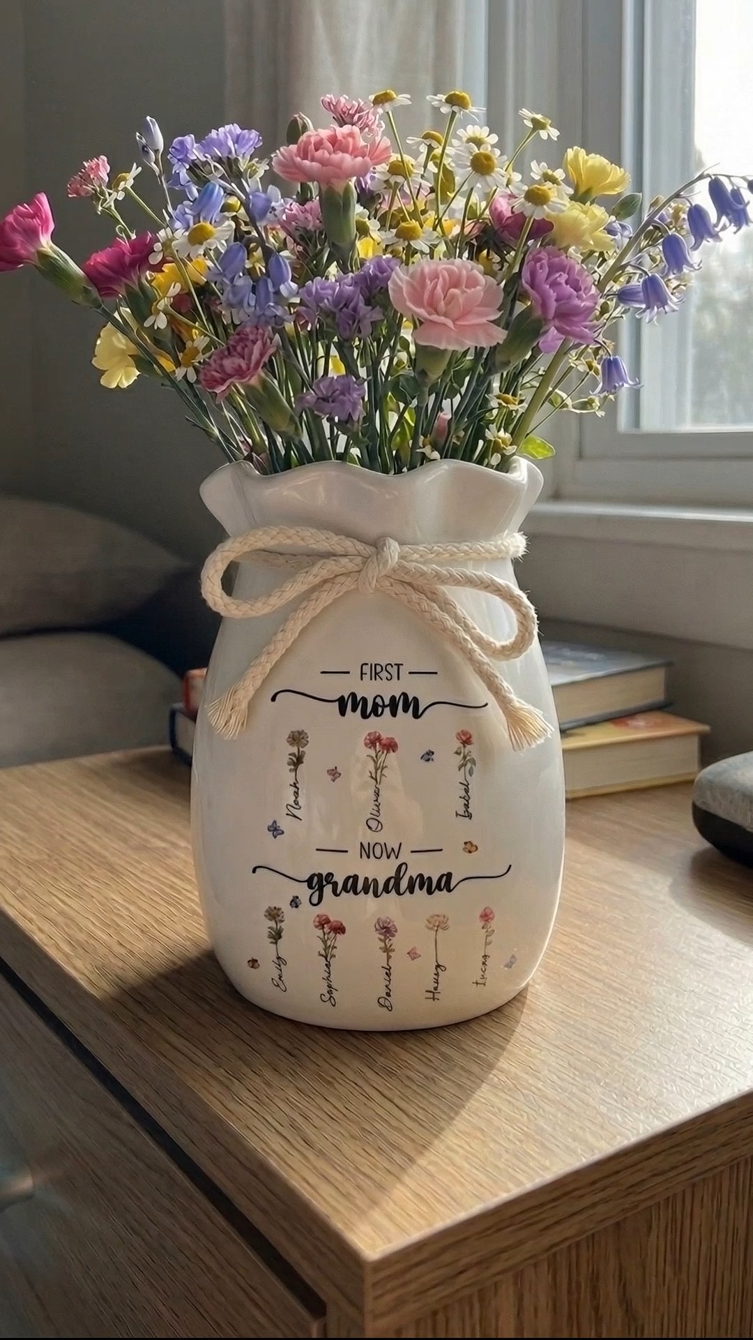 The Pawfect House Store Facebook ad: This personalized flower vase is a meaningful gift…