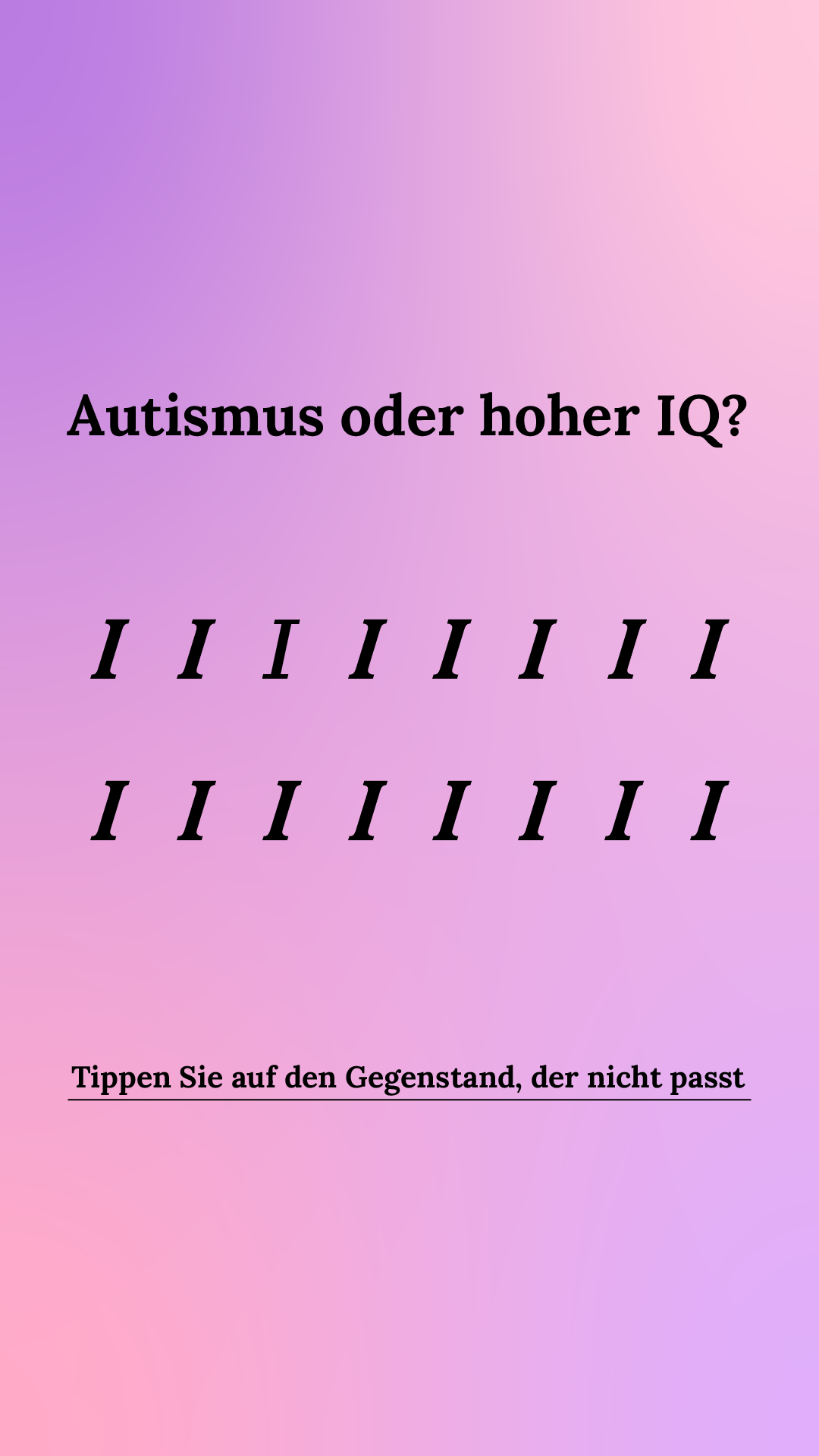 International Brain Test Facebook ad
