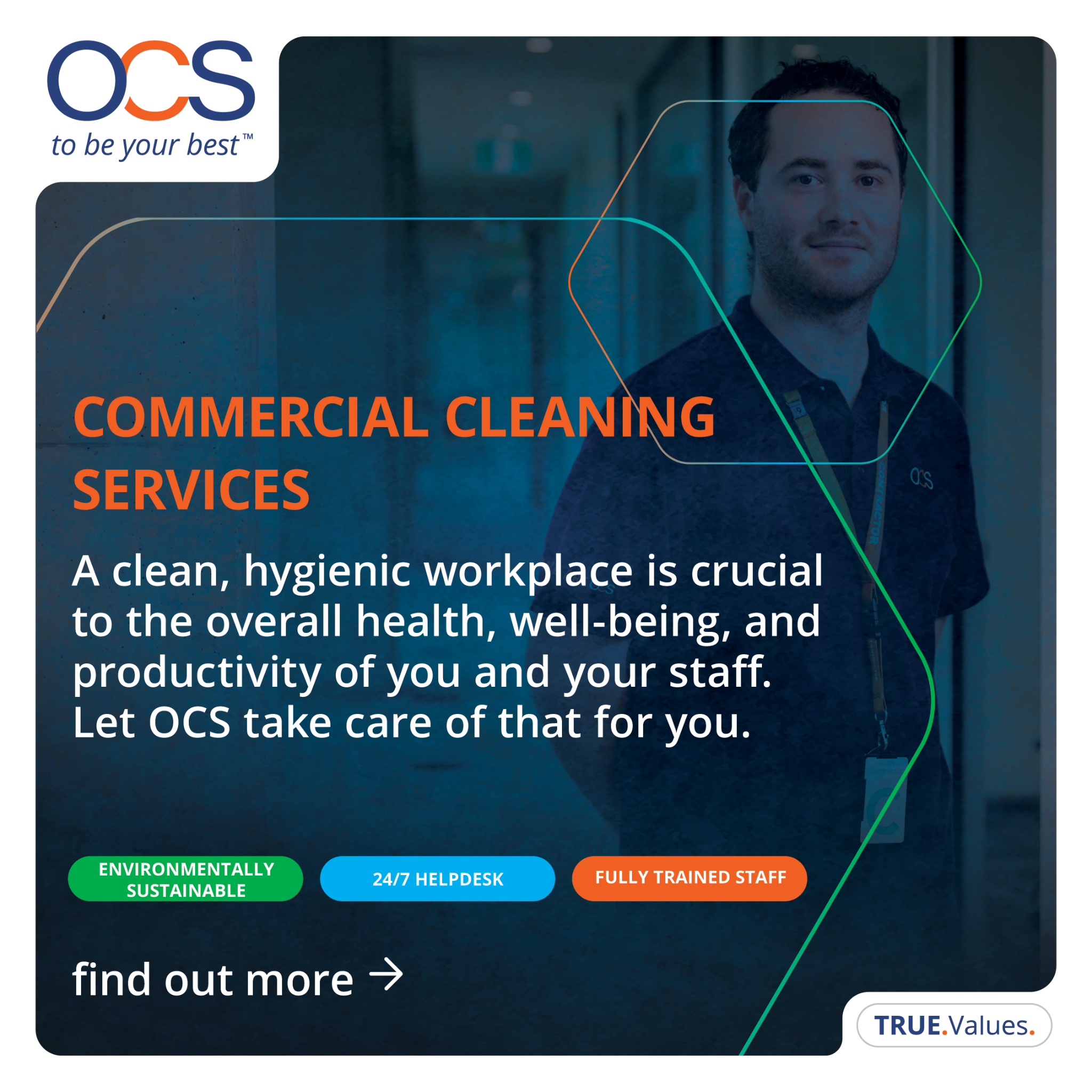 OCS Group Australia Pty Ltd. Facebook ad